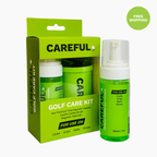 Careful Golf Care Kit with a green bottle and packaging on a white background